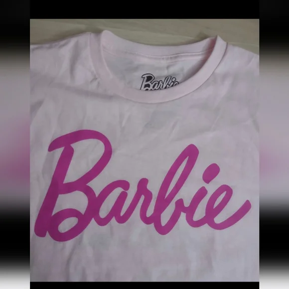 Barbie Movie Fashionista Pink Iconic Logo Dream Car Pink T Shirt Large - Picture 2 of 5